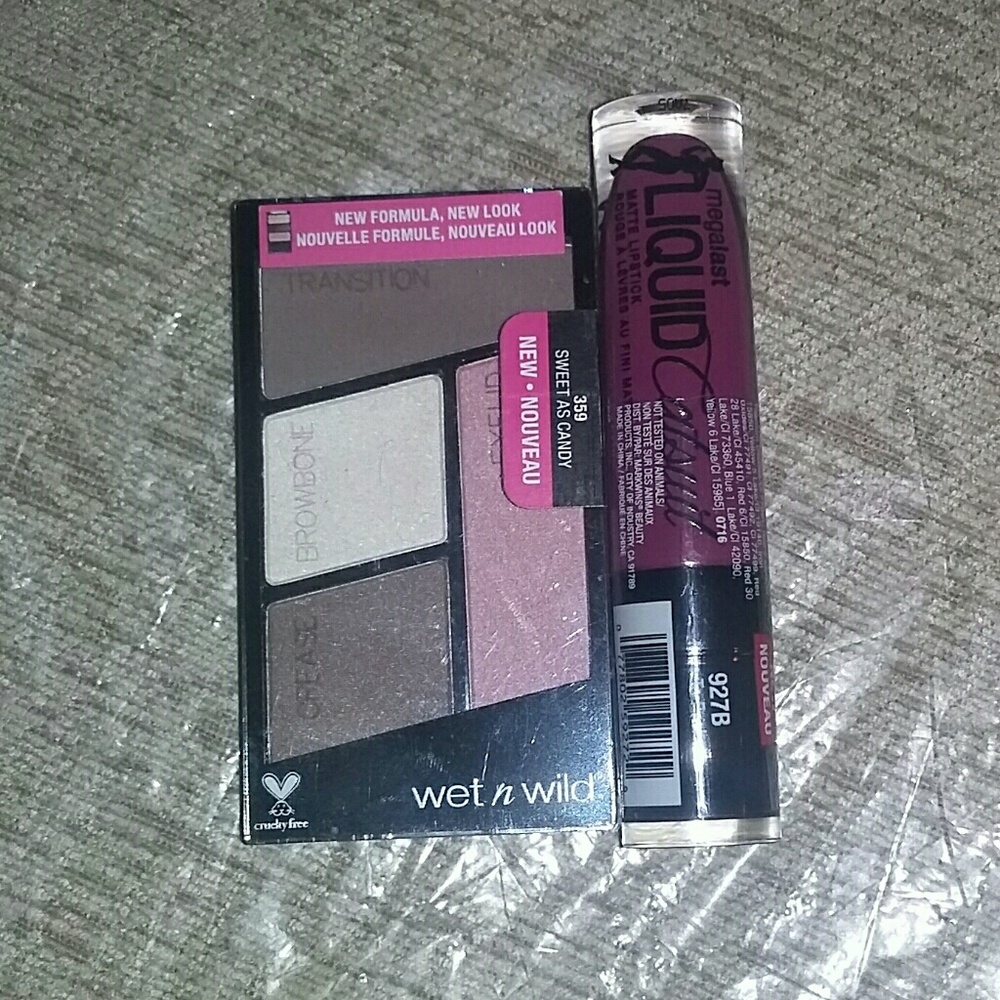 💕Wet n Wild Eyeshadow and Lipstick💕